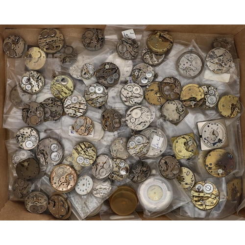 509 - Quantity of wristwatch movements (100 approx)