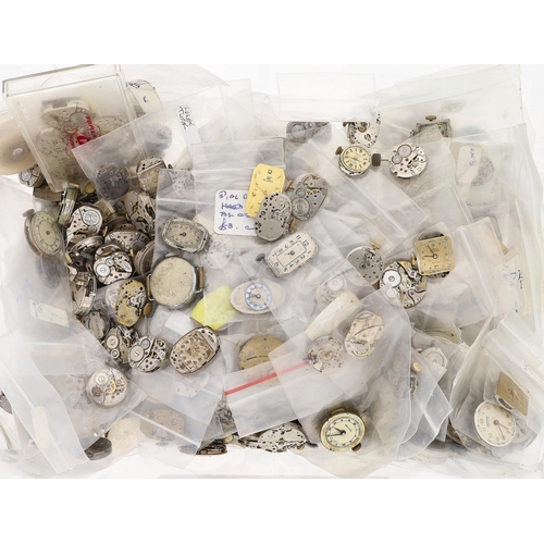 492 - Large quantity of ladies wristwatch movements (300 approx) (faults)