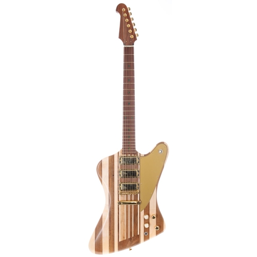 186 - John Anthony Skelton Firebird VII inspired electric guitar, made in England; Body: laminated constru... 