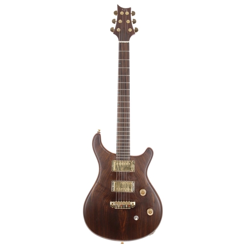 210 - Anthony John Skelton PRS inspired electric guitar, made in England; Body: maple core with rosewood t... 