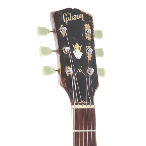 212 - 1967 Gibson ES-335 TDC electric guitar, made in USA; Body: cherry finish, heavy lacquer checking thr... 