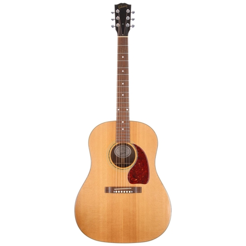 214 - 2014 Gibson J-15 electro-acoustic guitar, made in USA; Back and sides: walnut; Top: natural spruce, ... 
