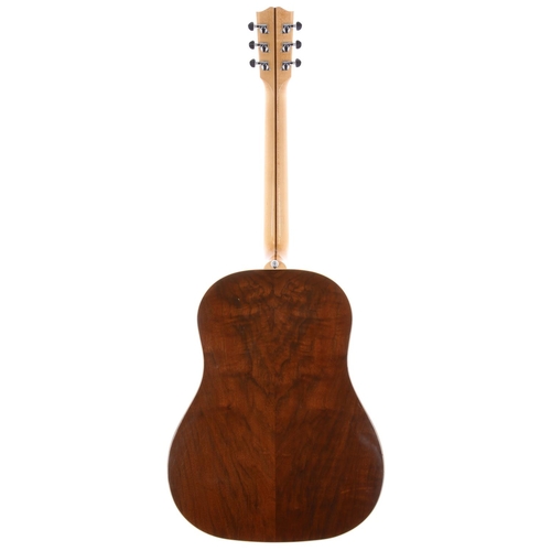 214 - 2014 Gibson J-15 electro-acoustic guitar, made in USA; Back and sides: walnut; Top: natural spruce, ... 