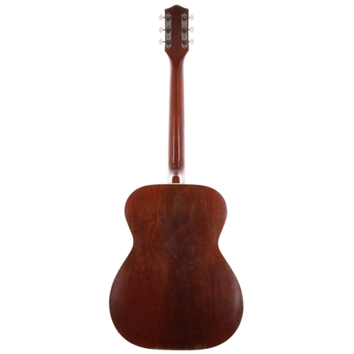 224 - 1960s Airline H7078 acoustic guitar, made in USA; Back and sides: birch laminate, various minor scra... 