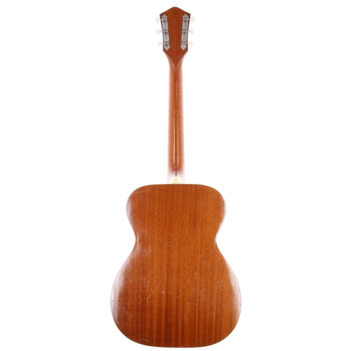 225 - 1960s Harmony Sovereign H1203 acoustic guitar, made in USA; Back and sides: mahogany, light scratche... 