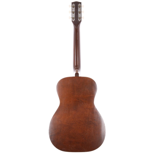 228 - 1960s Harmony Stella H927 small bodied acoustic guitar, within semi-rigid fibreboard case... 