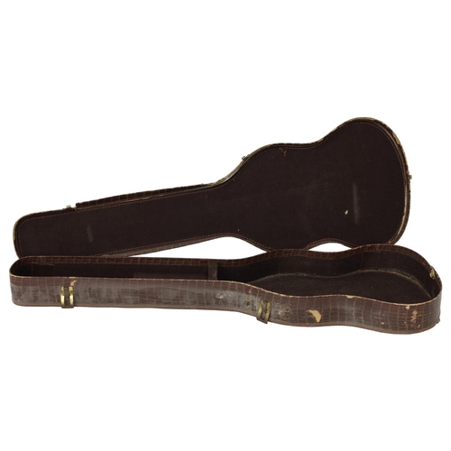 1114 - Late 1950s/early 1960s Gibson SG semi-rigid guitar case in need of some attention