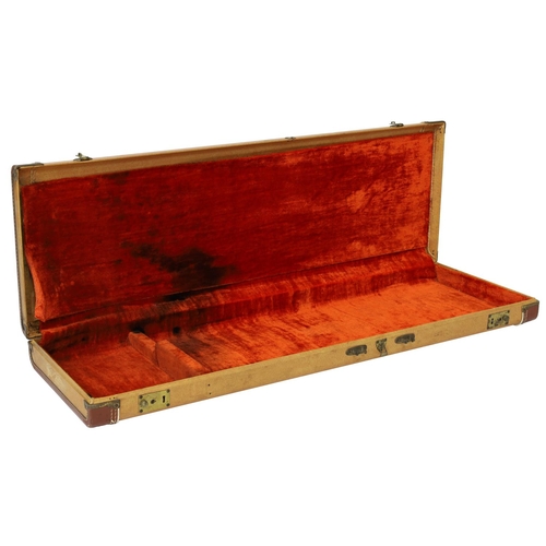1074 - Early 1960s Fender short scale electric guitar hard case, suitable for a Duo-Sonic or similar (missi... 