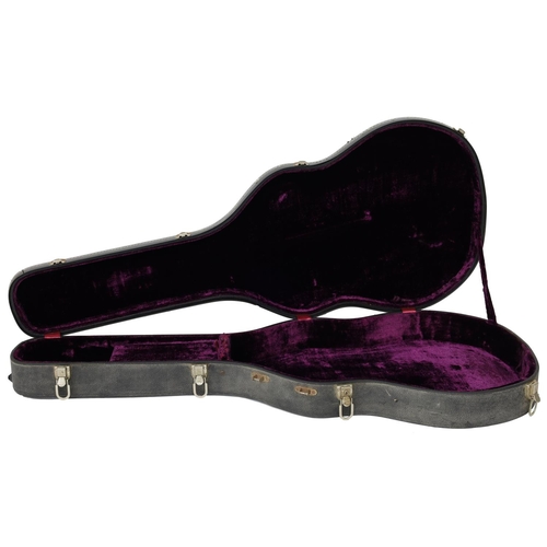 1080 - 1970s Gibson Byrdland electric guitar hard case (missing handle)