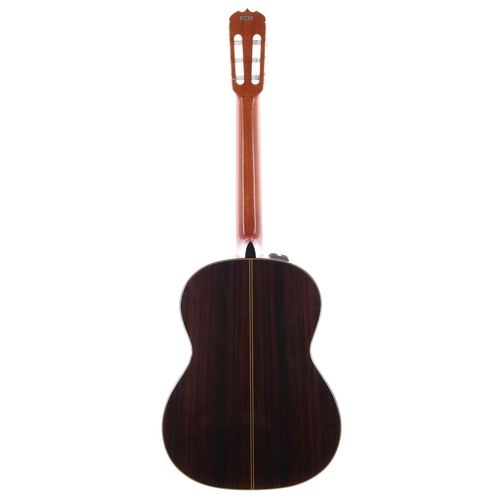 1504 - 1979 Takamine EC136S electro-classical guitar, made in Japan; Back and sides: Indian rosewood, a few... 