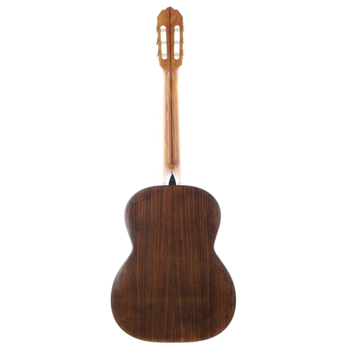 1510 - 1967 Rokkomann N-8 classical guitar, made in Japan; Back and sides: laminated rosewood; Top: natural... 