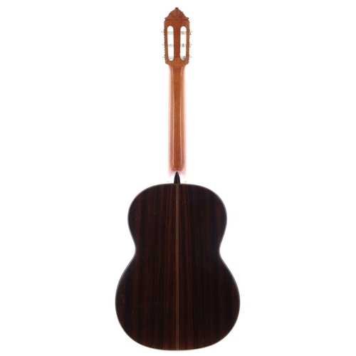 1523 - 1983 Gerundino Fernandez classical guitar, made in Almeria, Spain; Back and sides: Indian rosewood, ... 