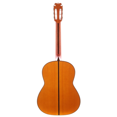 1525 - 1997 Pedro Maldonado 1a E Flamenco guitar, made in Malaga, Spain; Back and sides: cypress; Top: spru... 