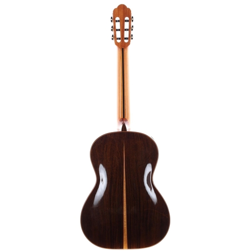 1536 - 2011 Yulong Guo chamber concert guitar, made in China; Back and sides: Indian rosewood with central ... 