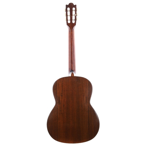 1537 - 1965 Yairi Model 250 classical guitar; Back and sides: mahogany, light dings and scratches throughou... 