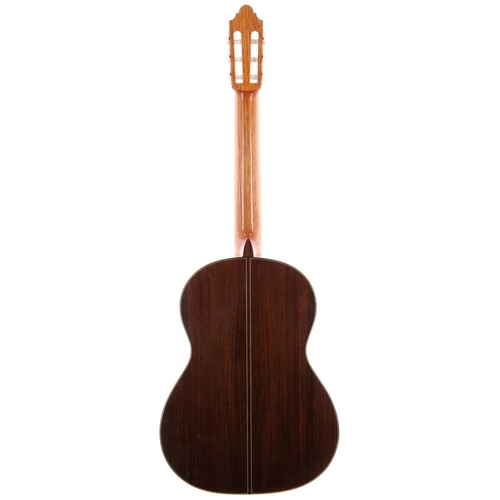 1542 - 1997 Francisco Vico Molina classical guitar, made in Malaga, Spain; Back and sides: Indian rosewood;... 