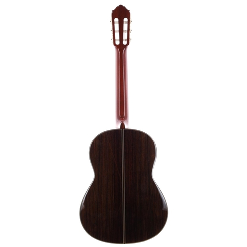 1551 - 1981 Yamaha GC-7A classical guitar, made in Taiwan; Back and sides: Indian rosewood, light surface m... 