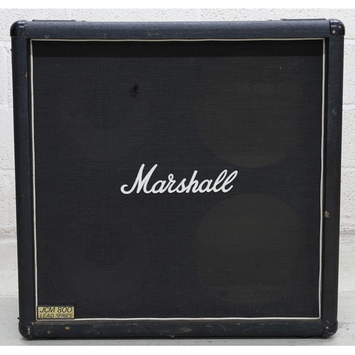 898 - 1980s Marshall JCM 800 Lead Series 1982B 4 x 12 guitar amplifier speaker cabinet*Please note: Gardin... 