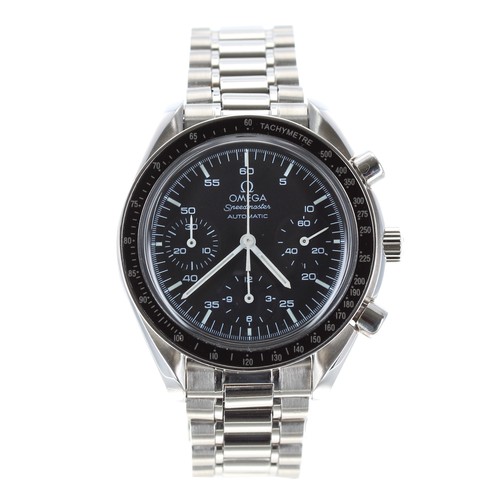 25 - Omega Speedmaster Chronograph automatic stainless steel gentleman's wristwatch, reference no. 351050... 