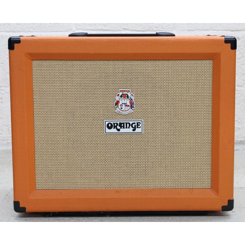 878 - Orange PPC112 guitar amplifier speaker cabinet, with dust cover*Please note: Gardiner Houlgate do no... 