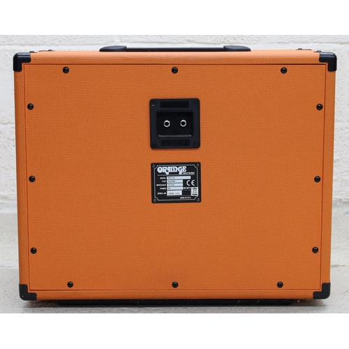 878 - Orange PPC112 guitar amplifier speaker cabinet, with dust cover*Please note: Gardiner Houlgate do no... 