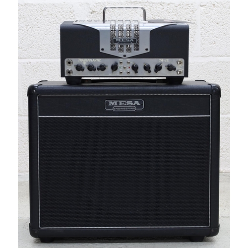 943 - Mesa Boogie Trans Atlantic TA-15 guitar amplifier head, within original gig bag, with matching 1X1T ... 