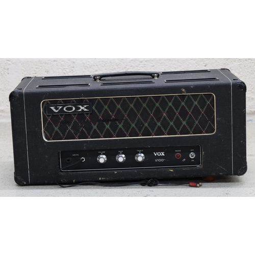 858 - Vox V100 guitar amplifier head, made in England, circa 1970*Please note: Gardiner Houlgate do not gu... 