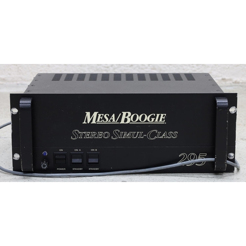 872 - Mesa Boogie Stereo Simul-Class 295 guitar amplifier rack unit, made in USA*Please note: Gardiner Hou... 