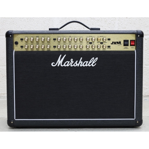 879 - 2006 Marshall JVM Series 410C 2x12 guitar amplifier, with dust cover and footswitch*Please note: Gar... 