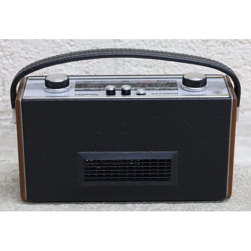 885 - Vintage Roberts Rambler radio, converted with input jack to allow guitar connection whilst the radio... 