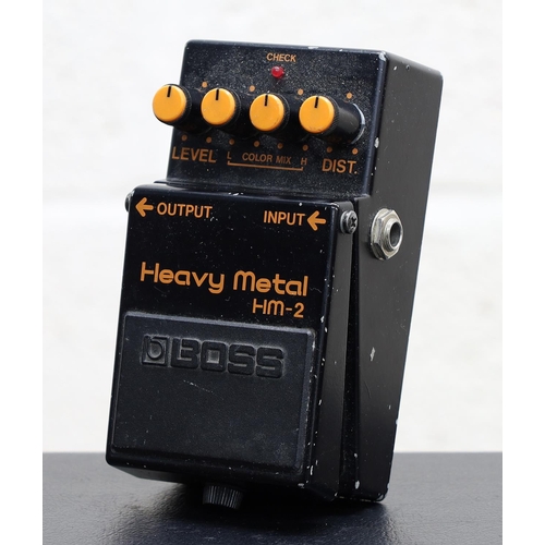 1042 - 1985 Boss Heavy Metal HM-2 guitar pedal in need of repair, made in Japan*Please note: Gardiner Houlg... 