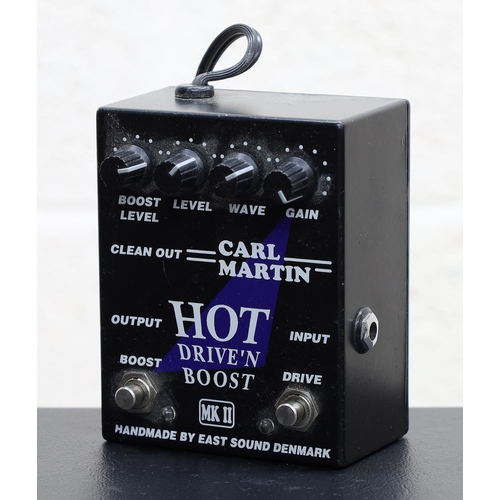 1047 - Carl Martin Hot Drive'n Boost MK II guitar pedal, made in Denmark (USA voltage)*Please note: Gardine... 