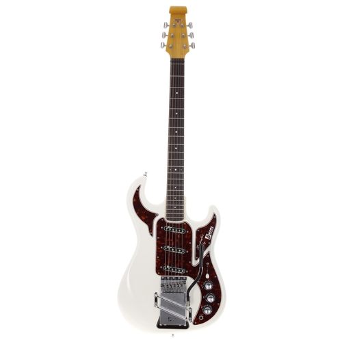 374 - 2004 Burns Marvin 40th Anniversary electric guitar; Body: white finish; Neck: maple; Fretboard: rose... 