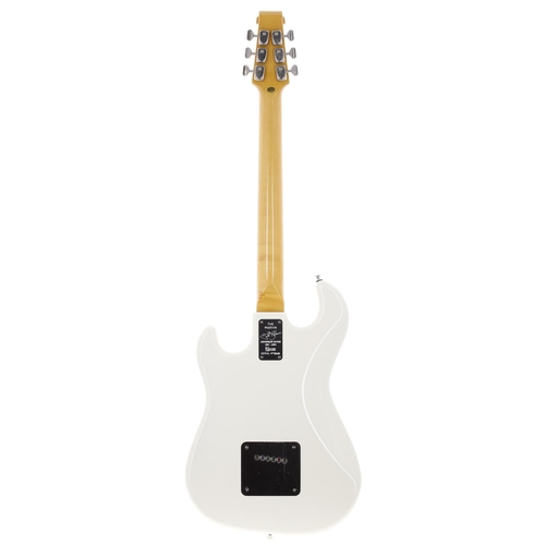 374 - 2004 Burns Marvin 40th Anniversary electric guitar; Body: white finish; Neck: maple; Fretboard: rose... 