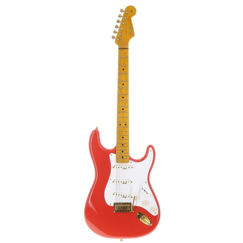 378 - Peer Dellen Custom Shop Hank Marvin Replica Strat type electric guitar, made in Holland; Body: Fiest... 