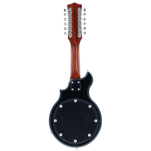 2539 - Modern Eko electric mandolin with guitar shaped body, two tuning knobs and a pickup... 