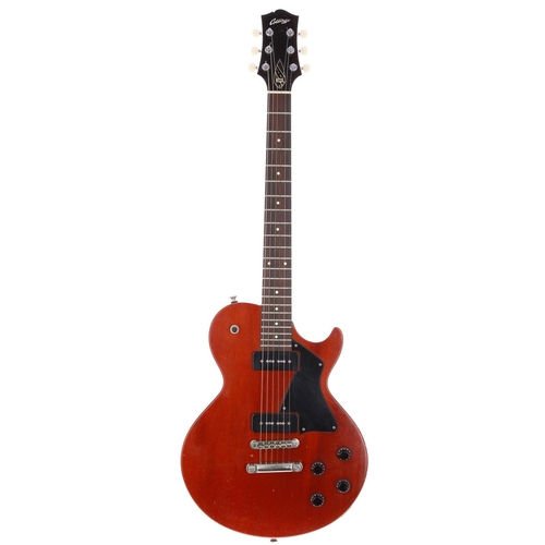 383 - 2010 Collings 290 electric guitar, made in USA; Body: cherry finished mahogany, heavy surface scratc... 