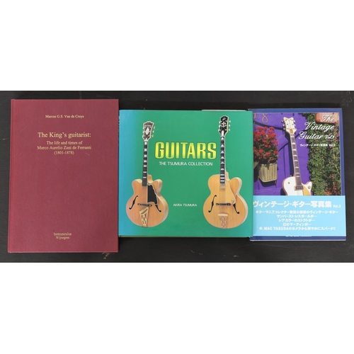 1132 - Three vintage guitar reference hardback books to include Mac Yasuda - 'The Vintage Guitar Volume 3',... 