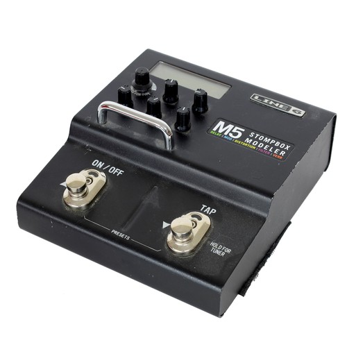 1032 - Line 6 M5 Stompbox Modeler guitar pedal, with PSU*Please note: Gardiner Houlgate do not guarantee th... 