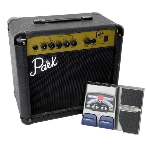 1018 - DigiTech RP80 multi-effects guitar pedal; together with a Park G10 guitar amplifier (2)*Please note:... 