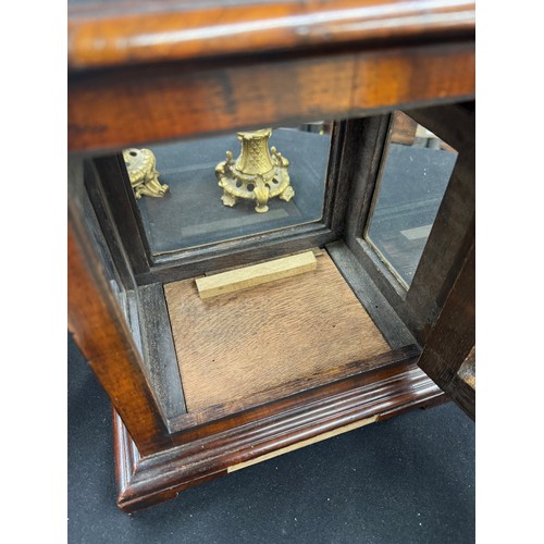 1302 - Dr John Plowman - English yew wood double fusee verge bracket clock with missing dial, the five pill... 