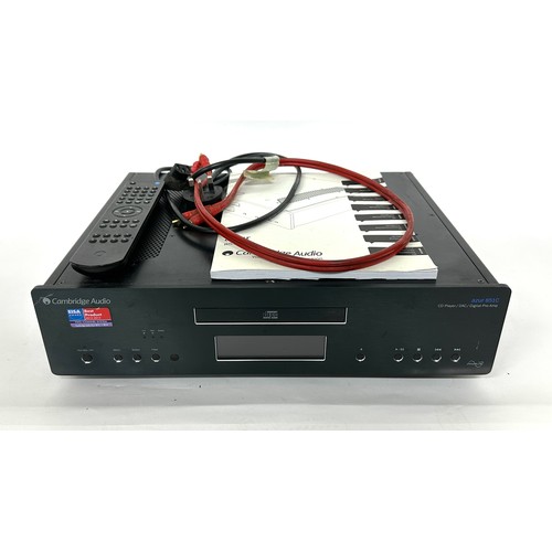 1405 - Cambridge Audio Azur 851C CD Player/DAC/Digital Preamp hifi unit, with remote, manual and cable*Plea... 