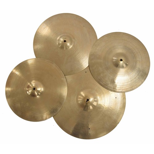 2575 - Four Zildjian cymbals, two 15.5