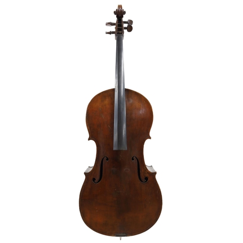 3514 - 19th century violoncello, unlabelled, 29