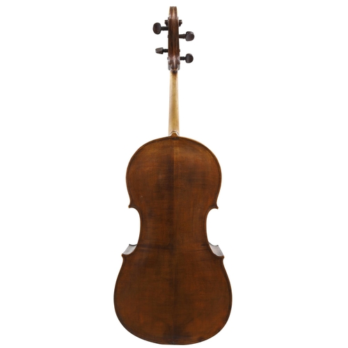 3514 - 19th century violoncello, unlabelled, 29