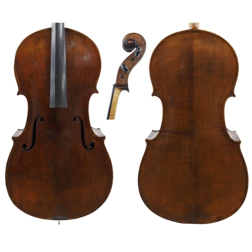 3514 - 19th century violoncello, unlabelled, 29