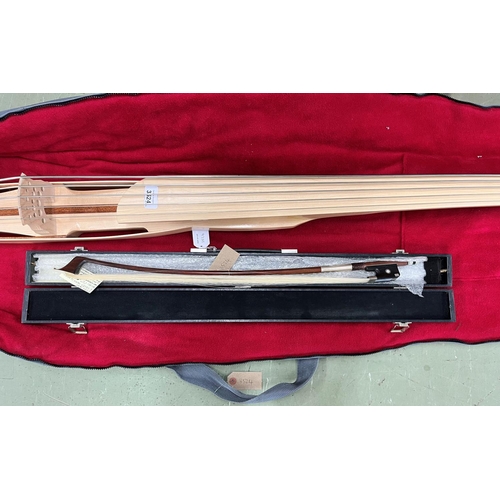 3524 - Far West electric stick bass with maple body, 67