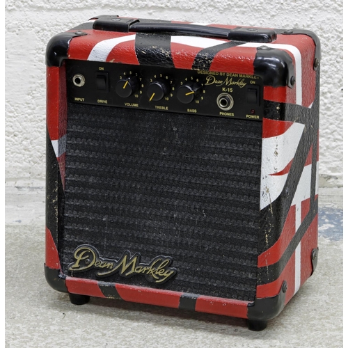 901 - Dean Markley K-15 EVH customised practice amplifier (USA voltage)*Please note: Gardiner Houlgate do ... 