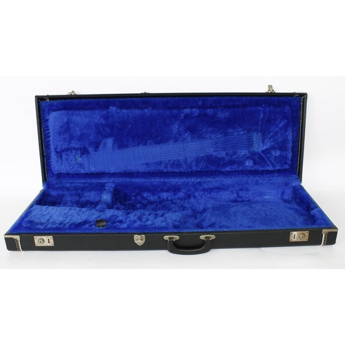 1102 - 1985 Paul Reed Smith (PRS) blue lined electric guitar hard case, suitable for PRS Custom Models... 