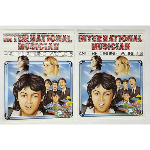 453 - The Beatles interest - two original 'International Musician and Recording World' posters featuring T... 